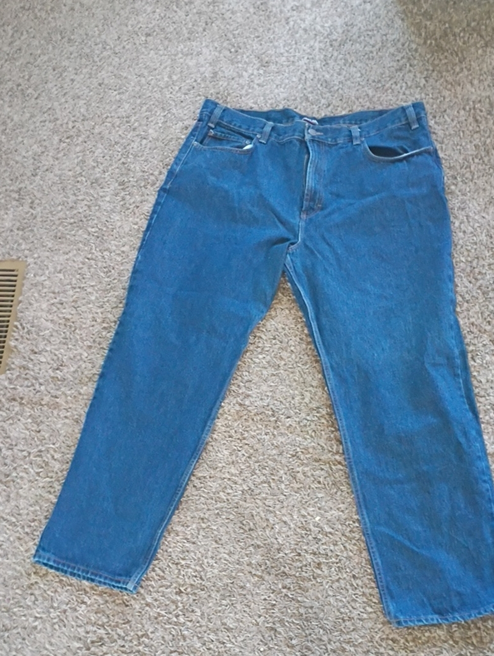 Kirkland Signature Men's Straight-Leg Blue Denim Jeans